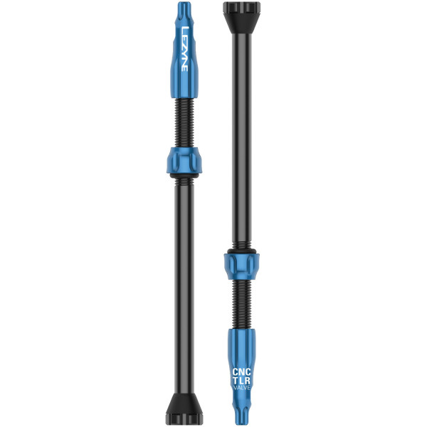 Lezyne CNC TLR bezkameru ventiļu komplekts 80 mm | Zils