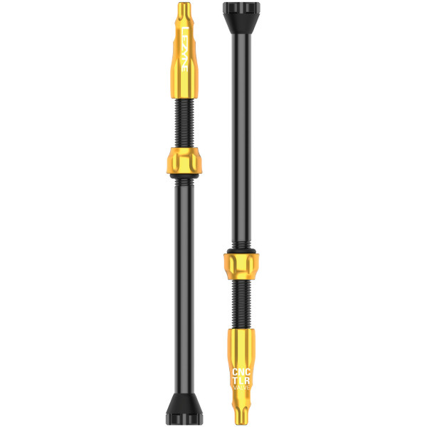 Lezyne CNC TLR bezkameru ventiļu komplekts 80 mm | Zelts