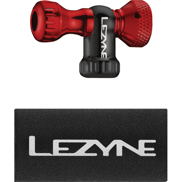 Lezyne Control Drive CO2 vārsta galva | Sarkans spīdums