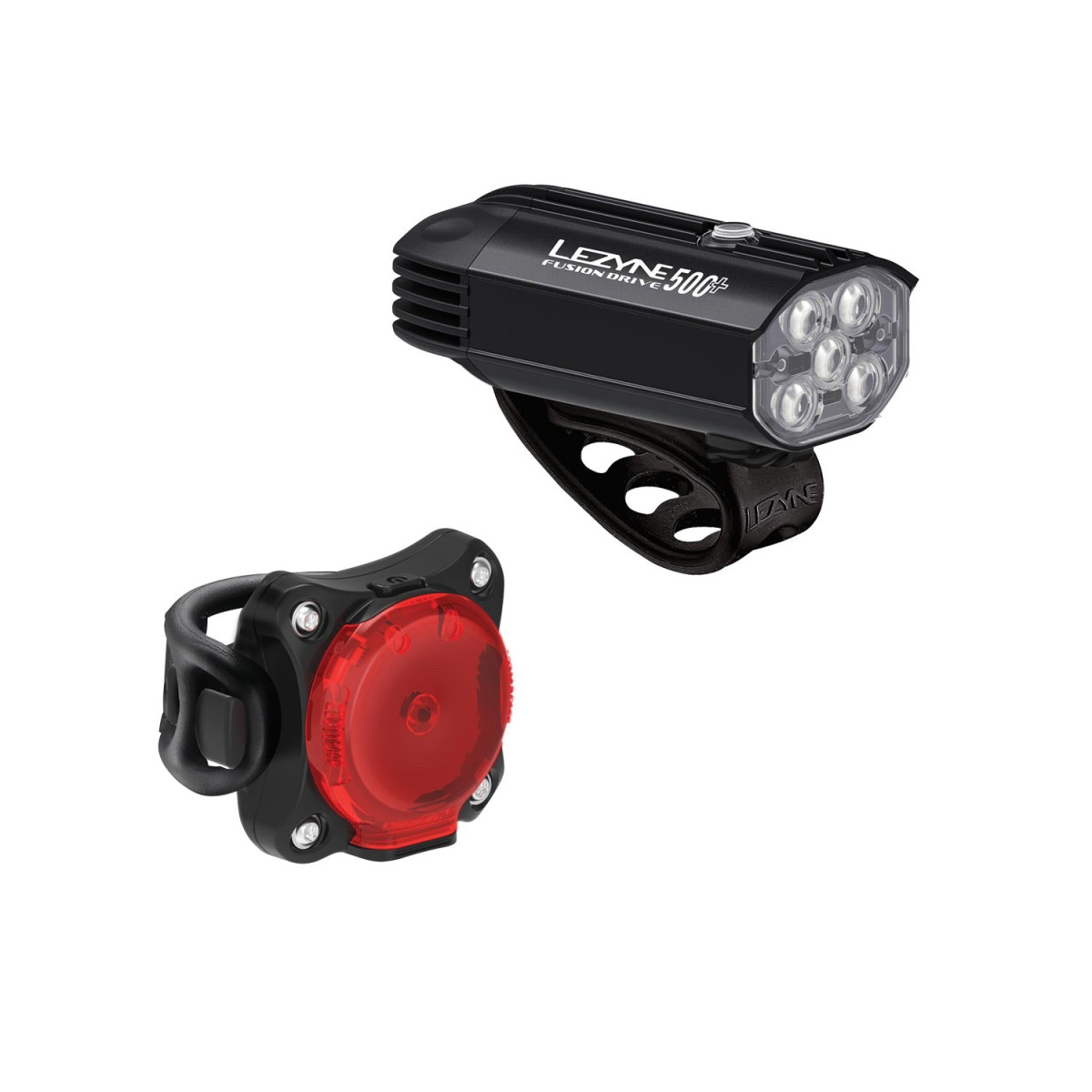 Lezyne Fusion Drive 500+ | Zecto Drive 200+ velosipēdu lukturu komplekts