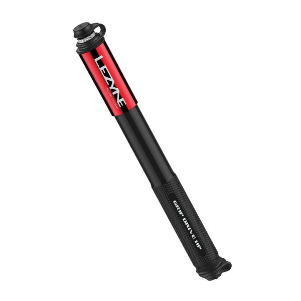 Lezyne Grip Drive HP vidējais mini pumpis | Sarkans