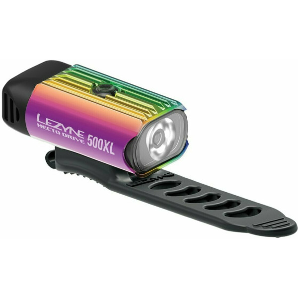 Lezyne Hecto Drive 500XL priekšējais lukturis | Neo Metallic