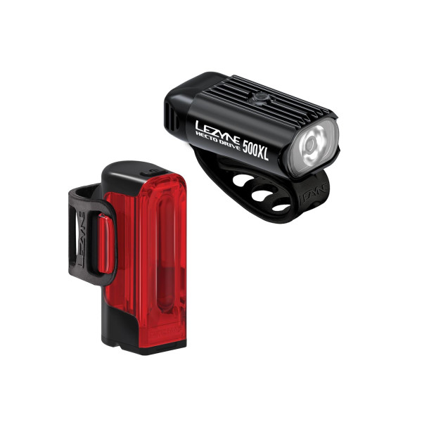 Lezyne Hecto Drive 500XL | Strip Drive 300+ velosipēdu lukturu komplekts