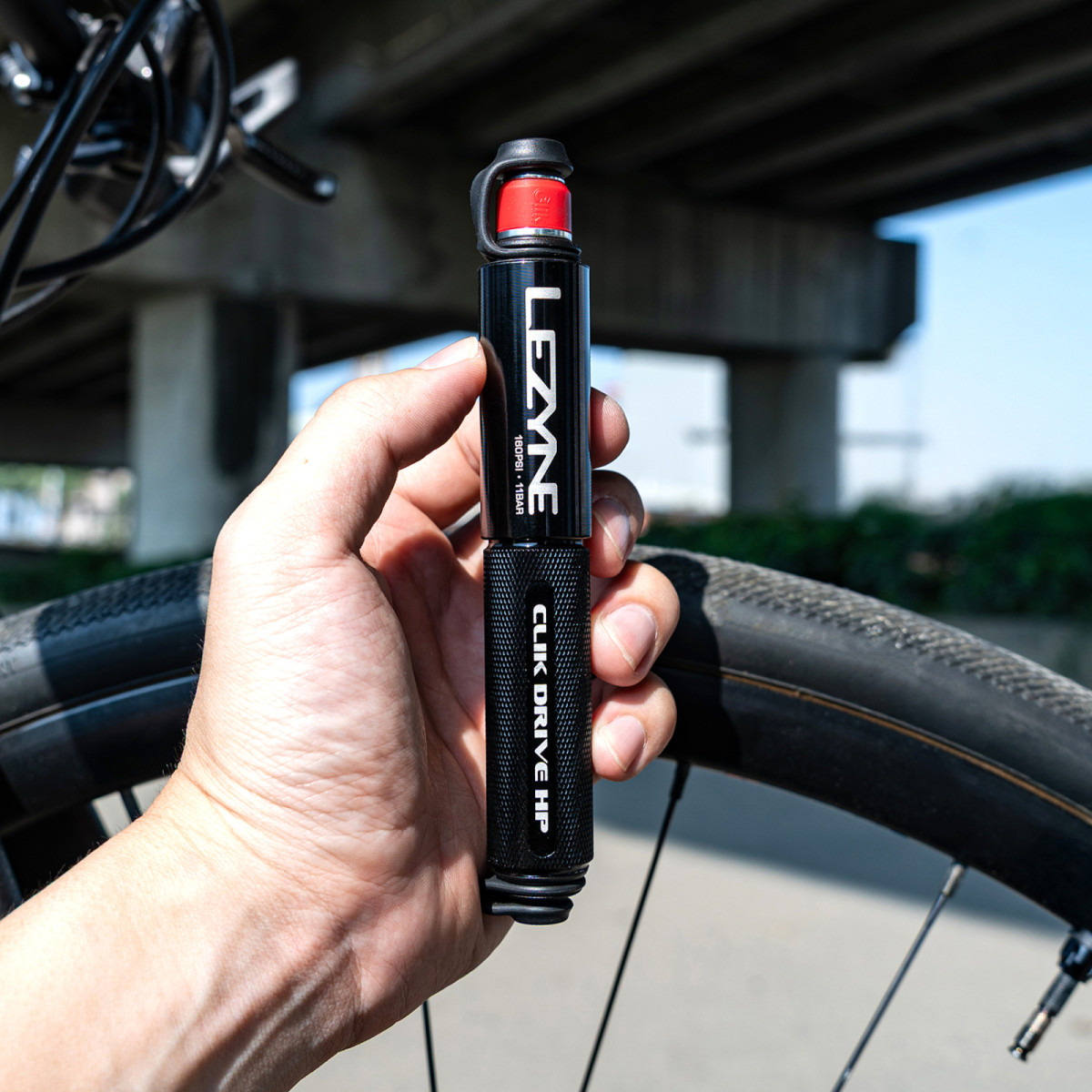 Lezyne HP CLIK Drive rokas pumpis