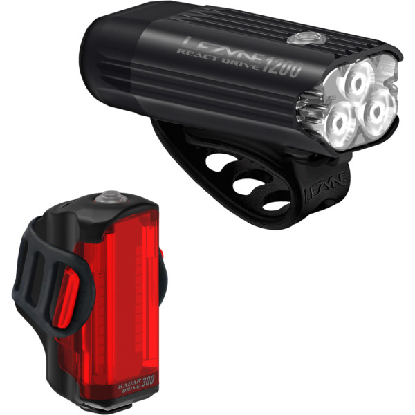 Lezyne LED Pair Radar React System lukturu komplekts Lezyne LED Pair Radar React System lukturu komplekts