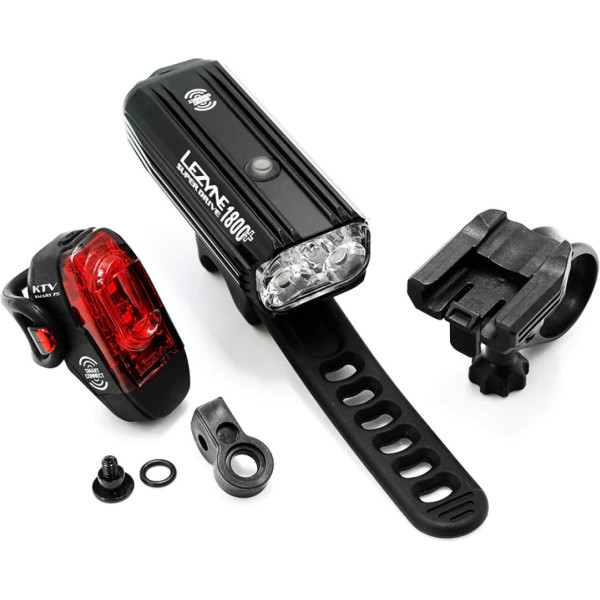 Lezyne LED Pair Super Drive Smart 1800+ | KTV Pro Smart velosipēdu lukturu komplekts