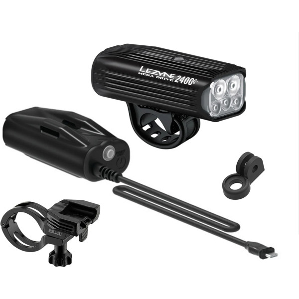 Lezyne Mega Drive 2400+ | Infiniti Light Power Pack+ priekšējo gaismu komplekts
