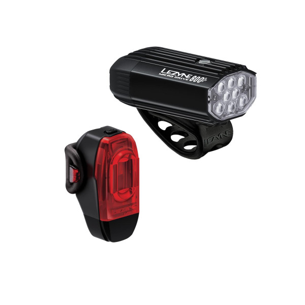 Lezyne Micro Drive 800+ | KTV Drive+ velosipēdu lukturu komplekts