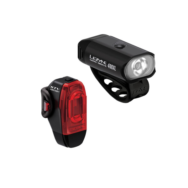 Lezyne Mini Drive 400XL | KTV Drive Pro+ velosipēdu lukturu komplekts
