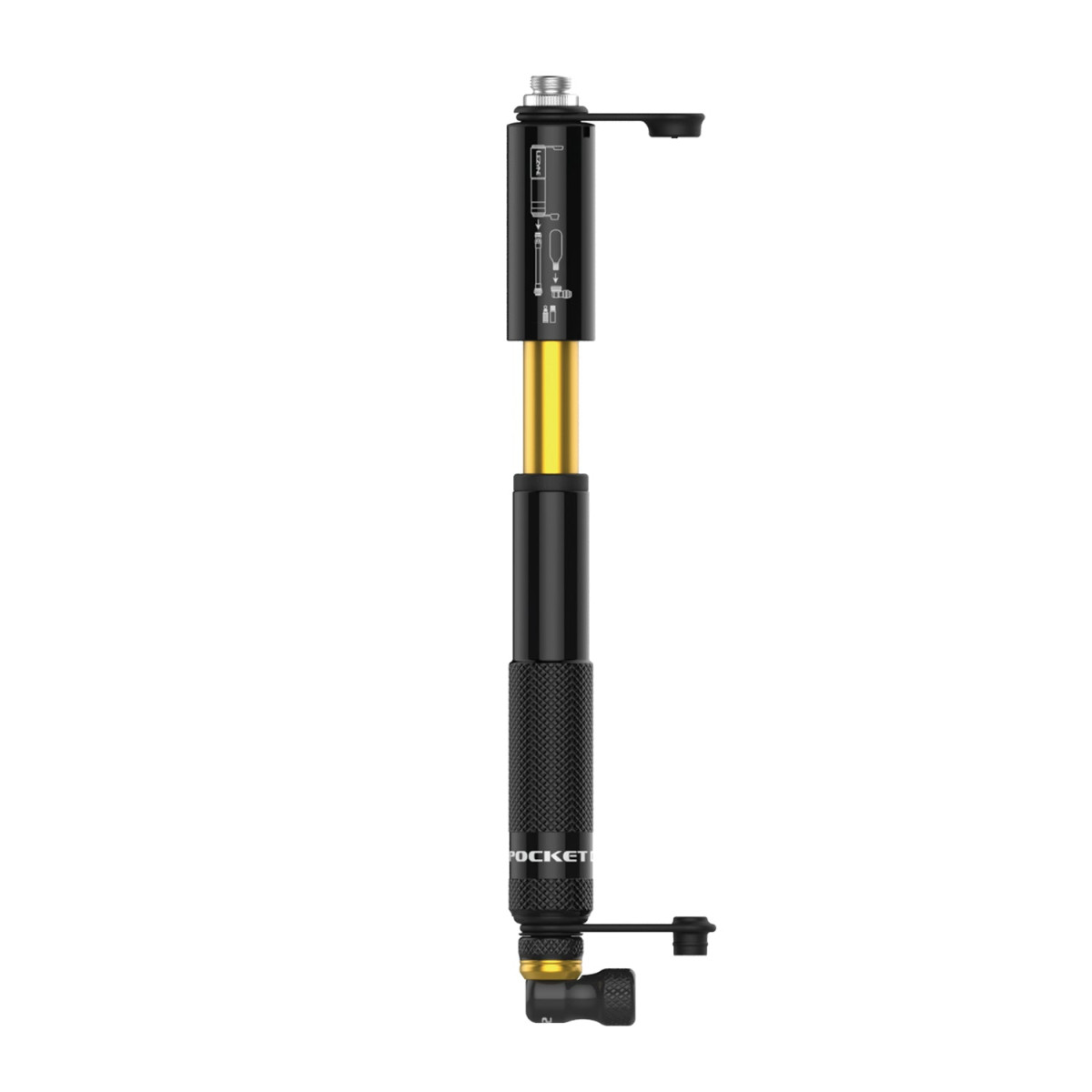 Lezyne Pocket Drive CO2 rokas pumpis | Black