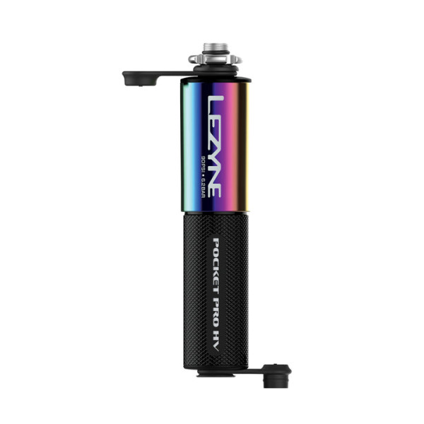 Lezyne Pocket Drive Pro HV Mini pumpis | Neo Metallic