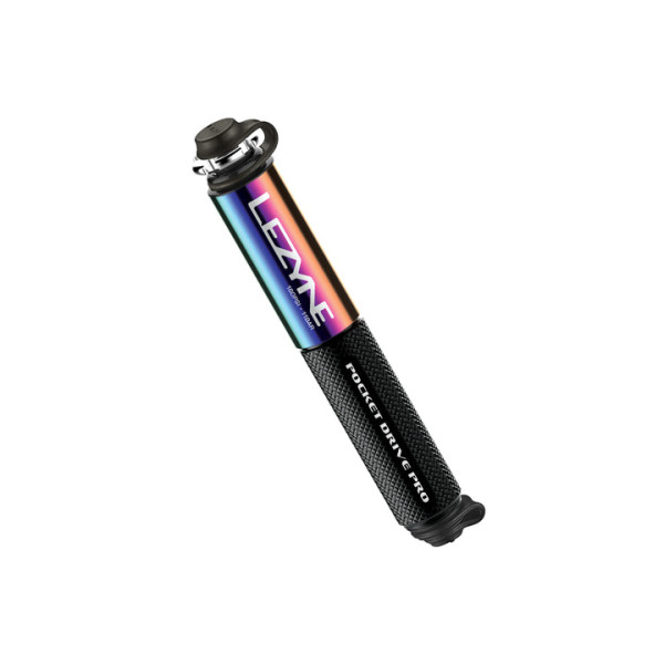 Lezyne Pocket Drive Pro Mini pumpis | Neo Metallic Black Lezyne Pocket Drive Pro Mini pumpis | Neo Metallic Black