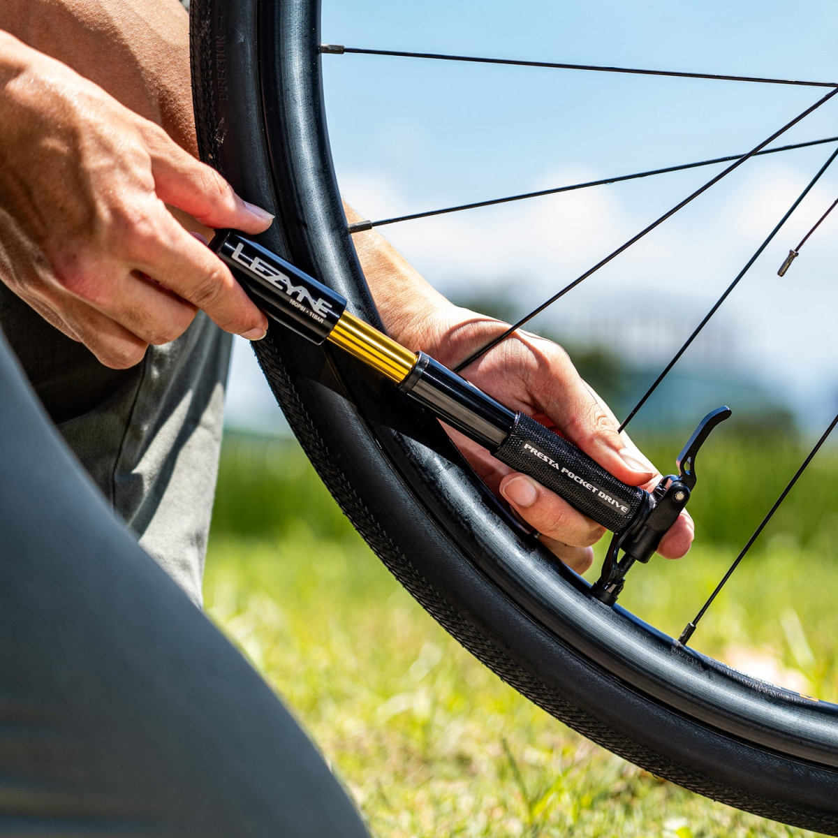 Lezyne Presta Pocket Drive Mini pumpis | Black