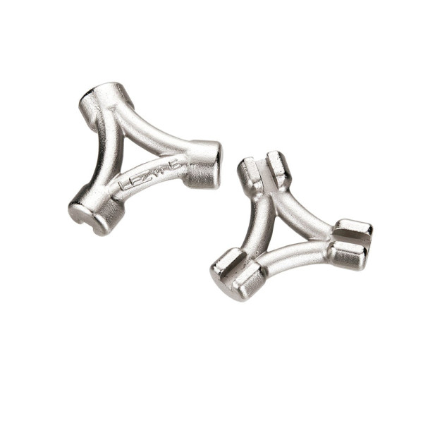Lezyne 3 virzienu spieķu atslēga | Gloss Silver Lezyne 3 virzienu spieķu atslēga | Gloss Silver