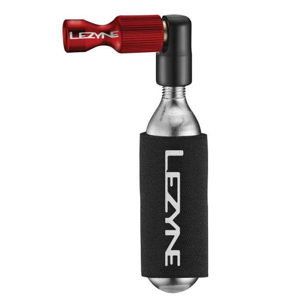Lezyne Trigger Drive CO2 kasetņu pumpis 16 g | Sarkans spīdums