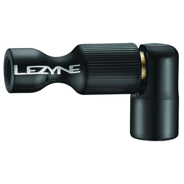 Lezyne Trigger Drive CO2 vārstu galviņa | Gloss Black