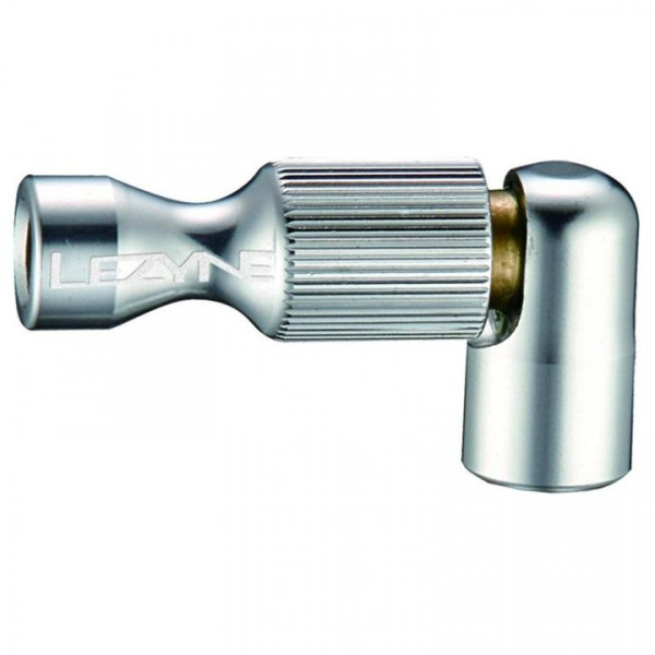 Lezyne Trigger Drive CO2 vārsta galva | Gloss Silver