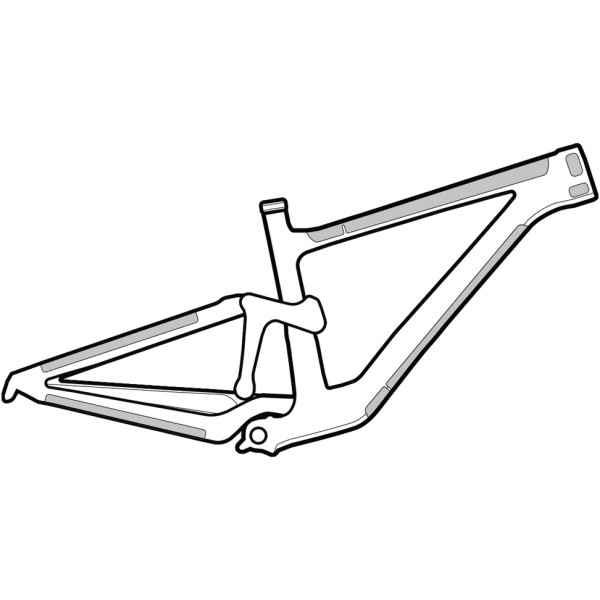 Lizard Skins caurspīdīgs rāmja aizsargapvalks | Frame Kit