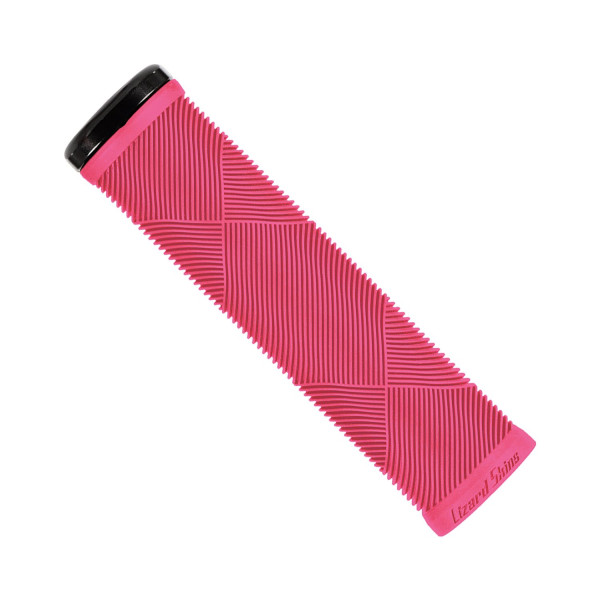 Lizard Skins Strata Single Clamp Lock-On stūres rokturi | Neon Pink