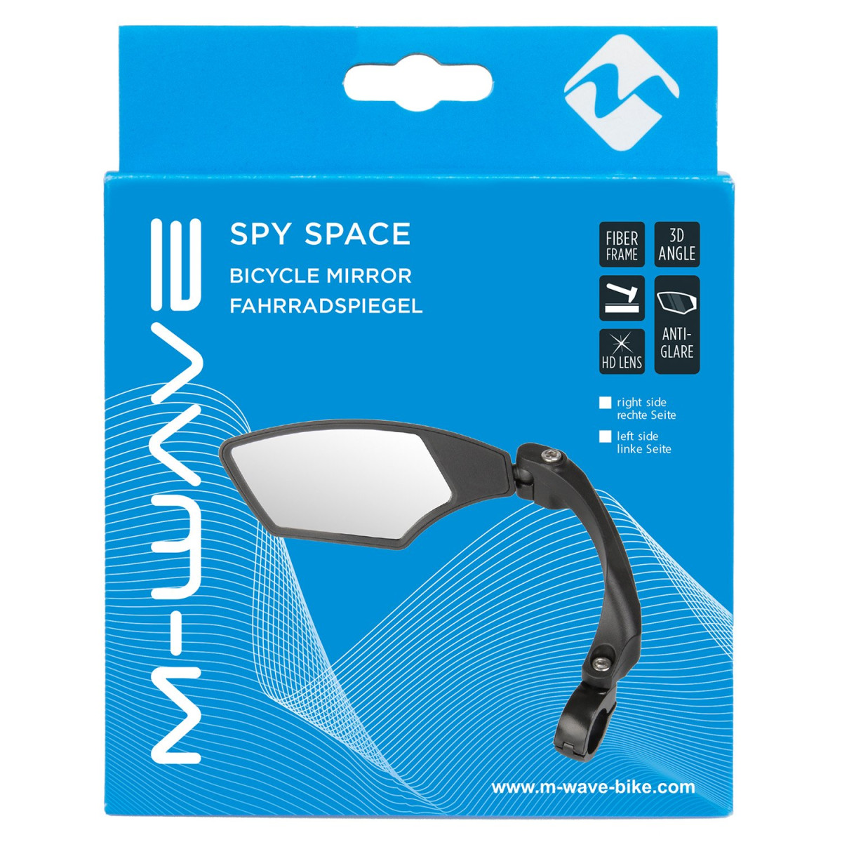 M-Wave Spy Space velosipēdu spogulis | Labais