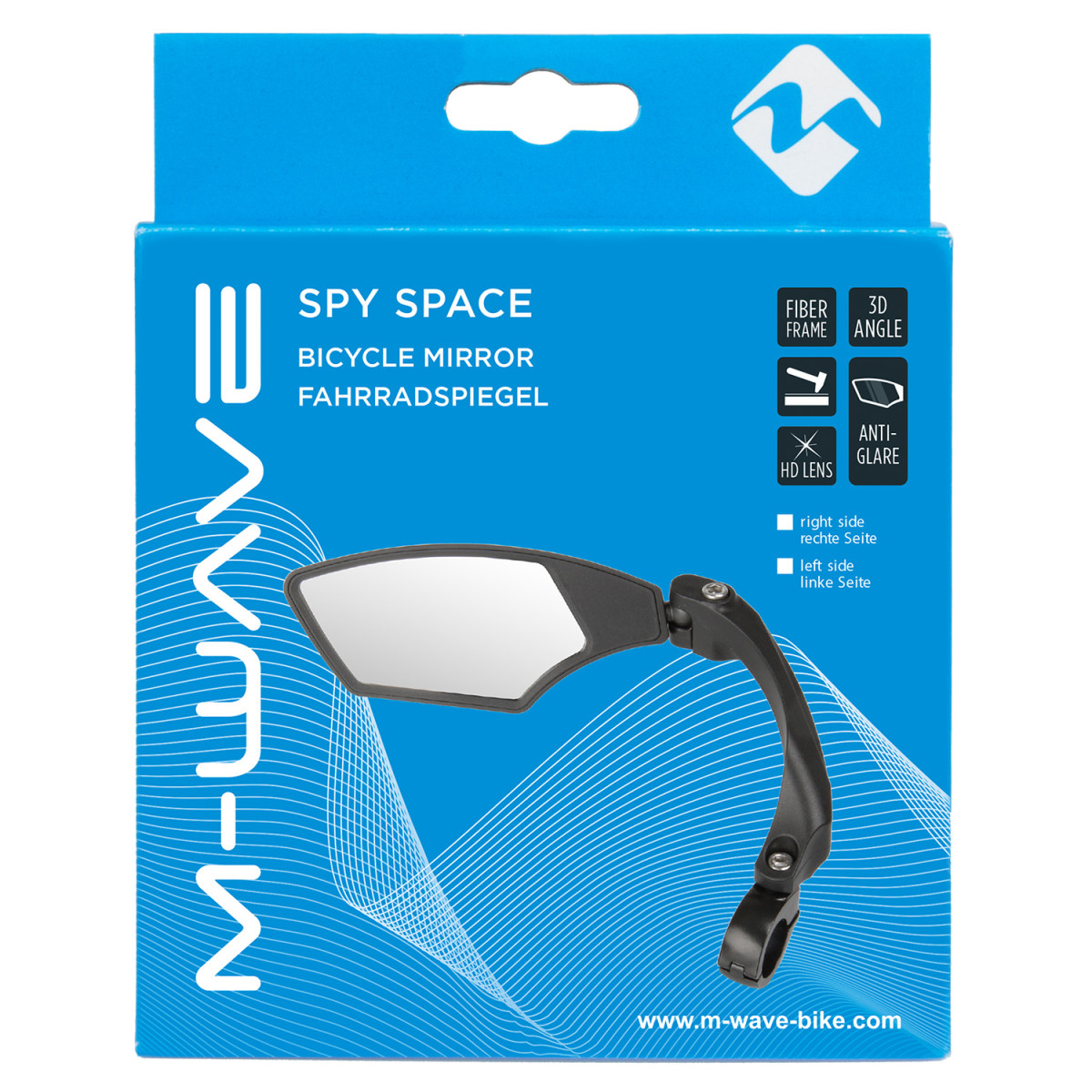M-Wave Spy Space velosipēdu spogulis | Kreisais