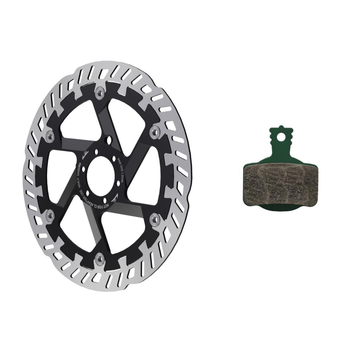 Magura eSTOP optimizēts komplekts - MDR-P disku bremžu rotors | 7.S sporta bremžu uzlikas