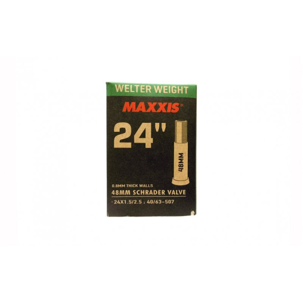 Maxxis Welter Weight 24 x 1.50/2.50 kamera | AV 48 mm Maxxis Welter Weight 24 x 1.50/2.50 kamera | AV 48 mm