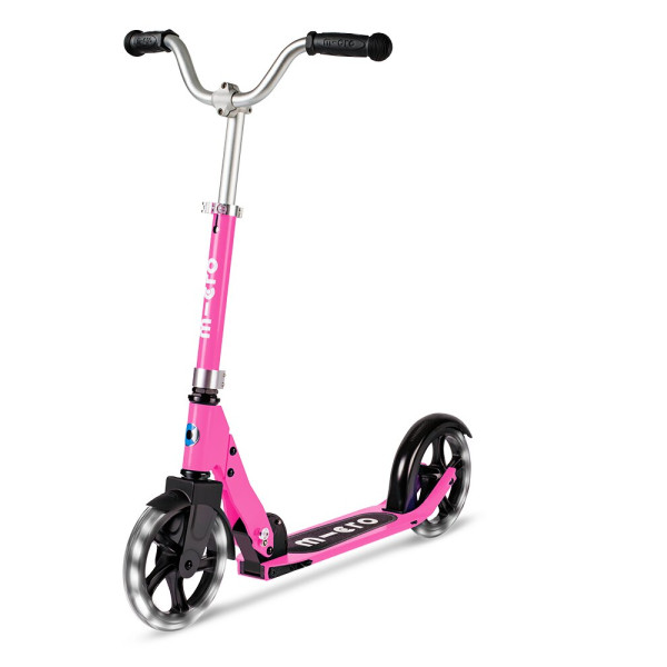Micro Cruiser LED skrejritenis | Rozā