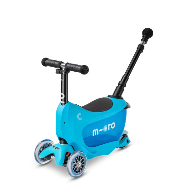 Micro Mini2go Deluxe Plus skrejritenis | Zils