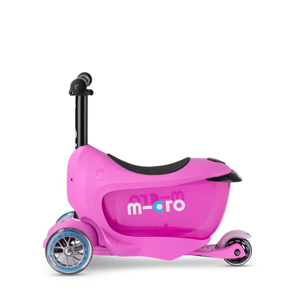 Micro Mini2go Deluxe Plus skrejritenis | Rozā krāsā