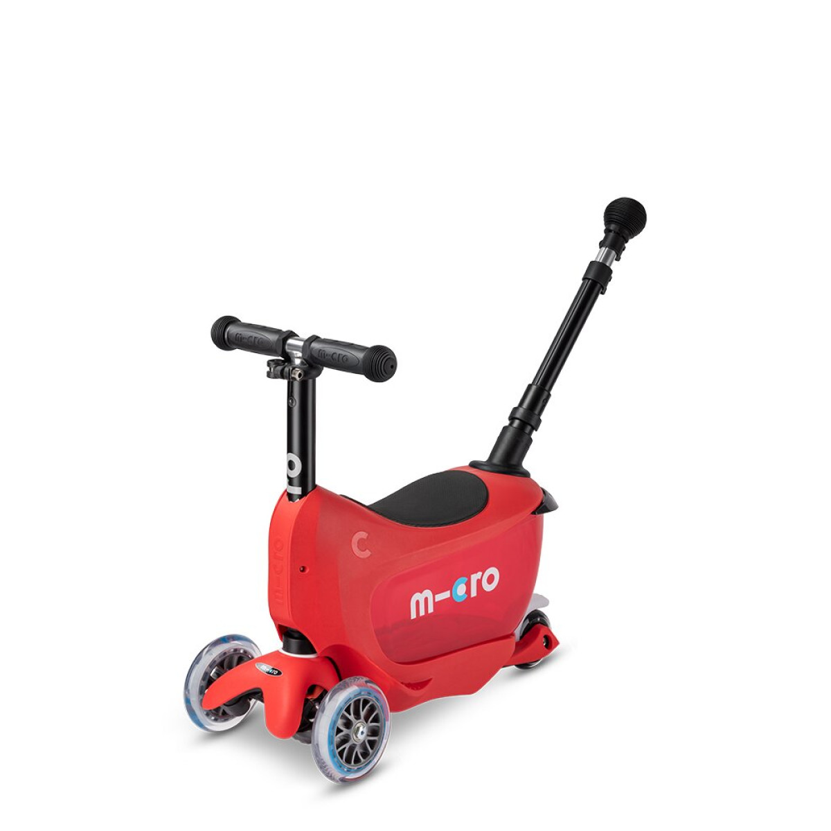 Micro Mini2go Deluxe Plus skrejritenis | Sarkans