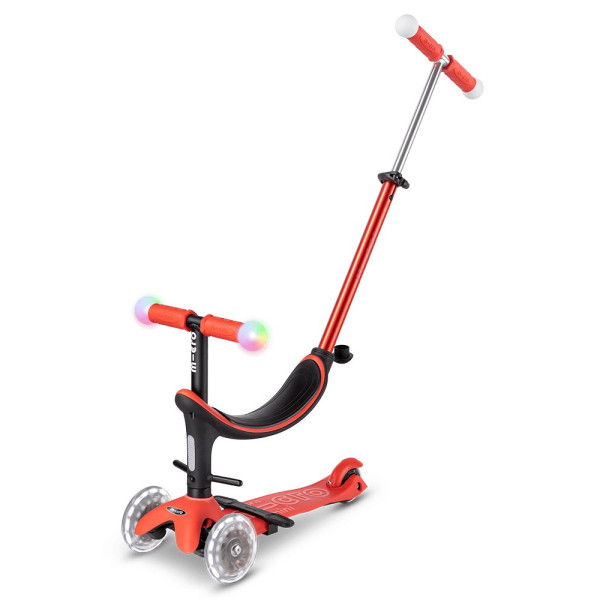 Micro Mini2Grow Deluxe Magic LED skrejritenis | Sarkans