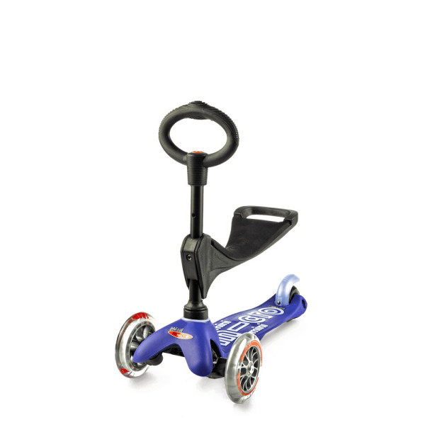 Mini Micro 3in1 Deluxe skrejritenis | Zils