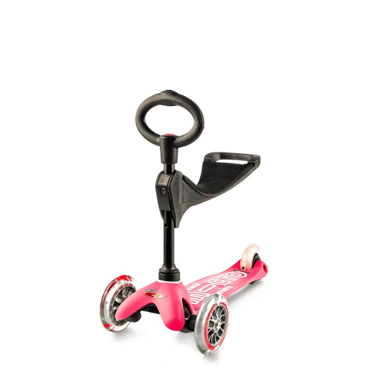 Mini Micro 3in1 Deluxe skrejritenis | Rozā krāsā