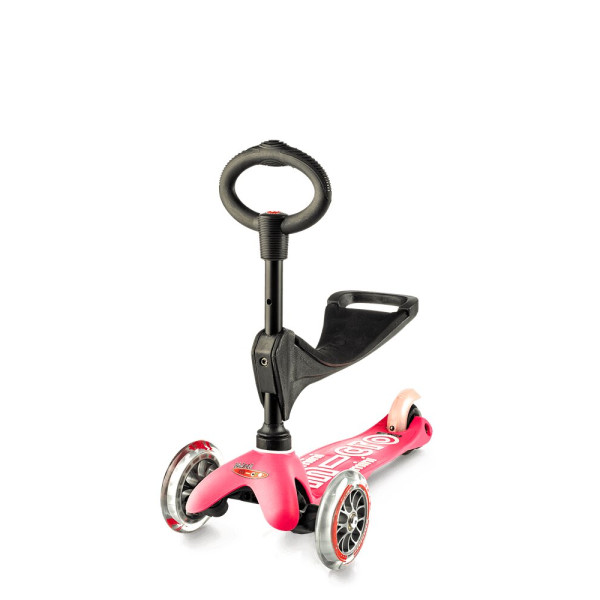 Mini Micro 3in1 Deluxe skrejritenis | Rozā krāsā