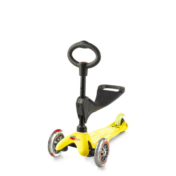 Mini Micro 3in1 Deluxe skrejritenis | Dzeltens