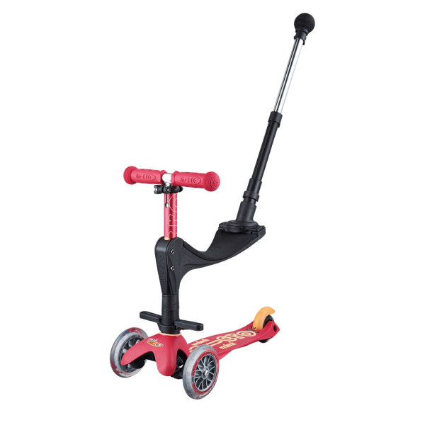 Mini Micro 3in1 Deluxe Plus skrejritenis | Rubīnsarkans