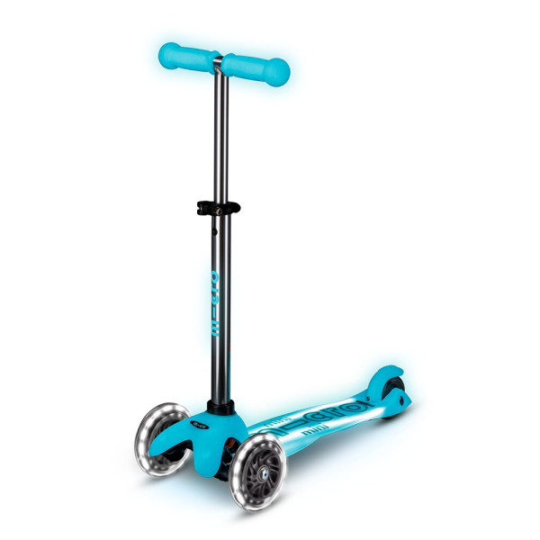Mini Micro Deluxe Glow LED Plus skrejritenis | Glacier Aqua