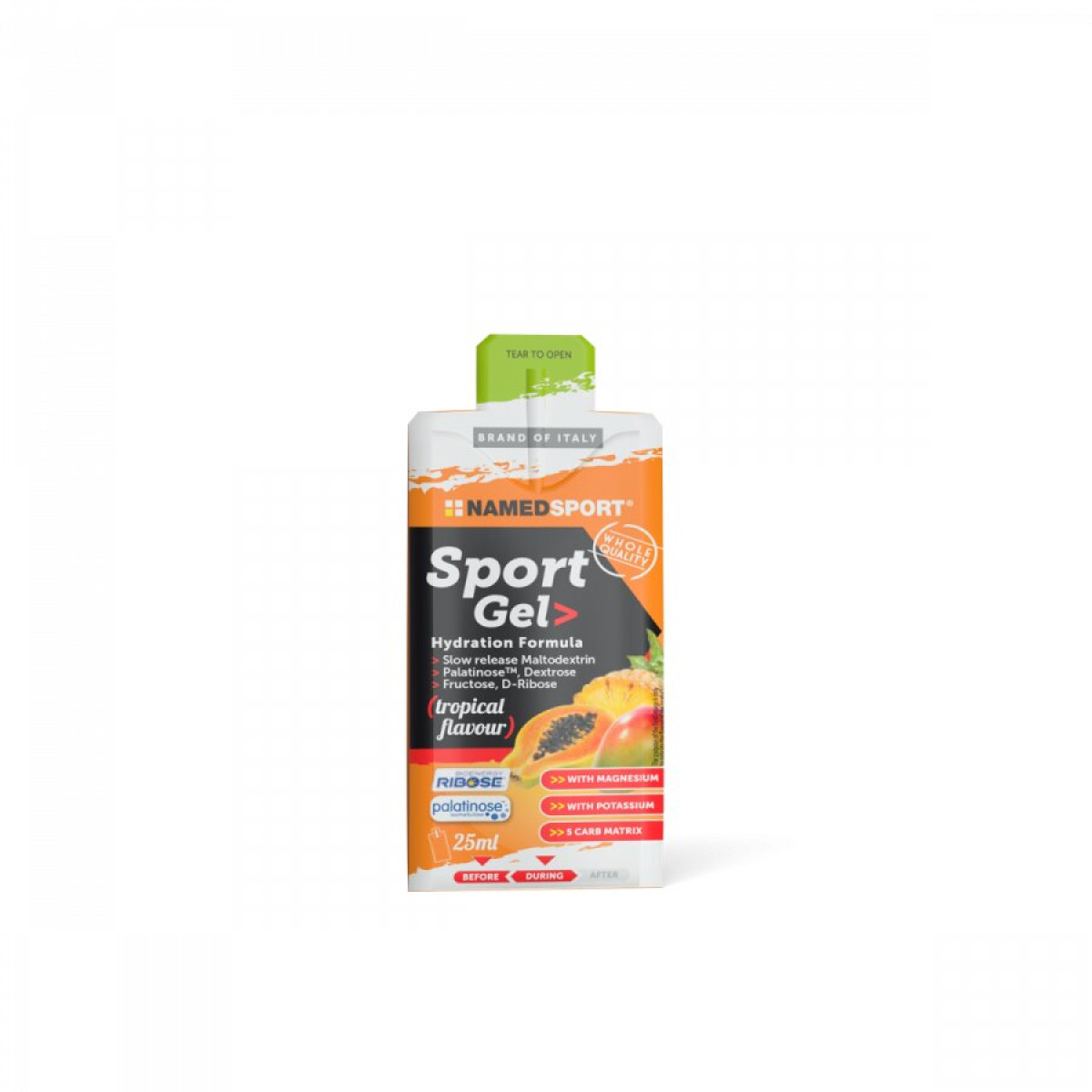 NamedSport Sport Tropical Energy Gel, 25 ml