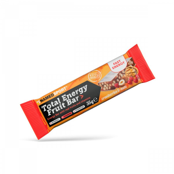NamedSport Total Energy Fruit Cranberry & Nuts enerģijas batoniņš, 35 g NamedSport Total Energy Fruit Cranberry & Nuts enerģijas batoniņš, 35 g