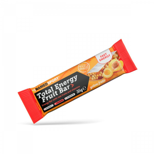 NamedSport Total Energy Fruit Yellow Fruit Energy Bar, 35 g NamedSport Total Energy Fruit Yellow Fruit Energy Bar, 35 g