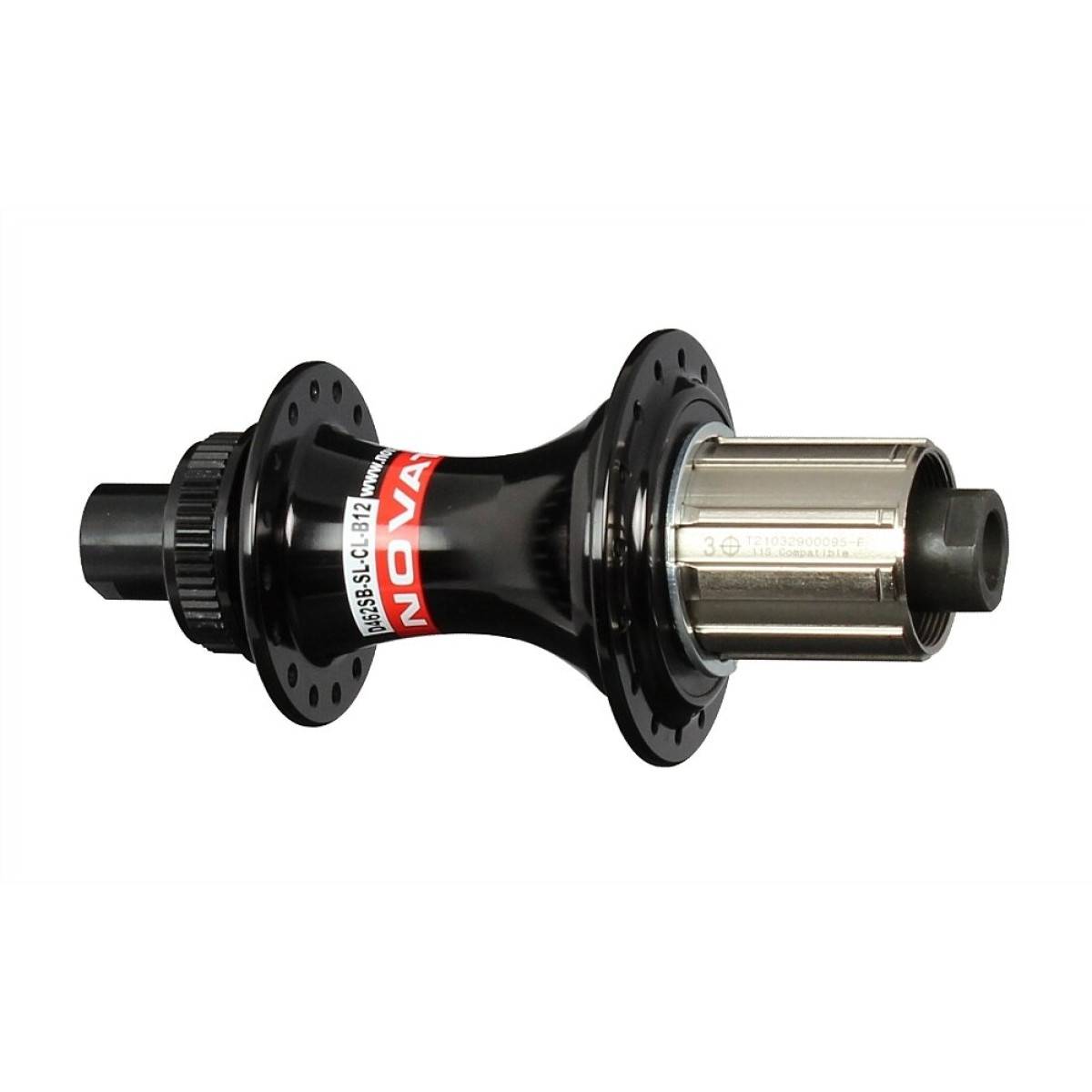 Novatec D462SB-SL-CL-B12-S3S-11S aizmugurējā rumba | Center-Lock | 11 ātrumu | 12x148 mm