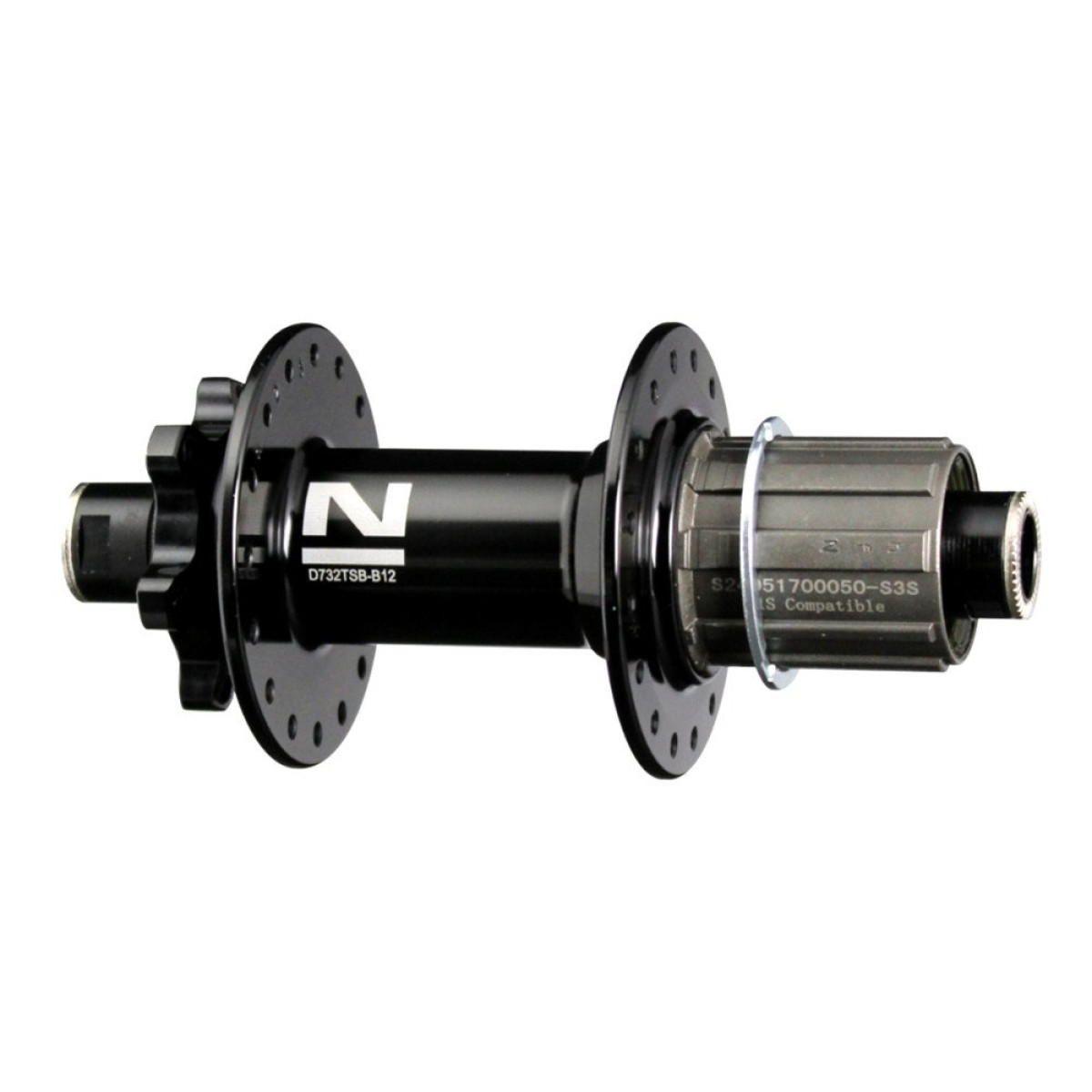 Novatec D732TSBT-S3S-B12-11S aizmugurējā riteņa rumba | 6-Bolt | 9|10|11-speed | 12x148 mm