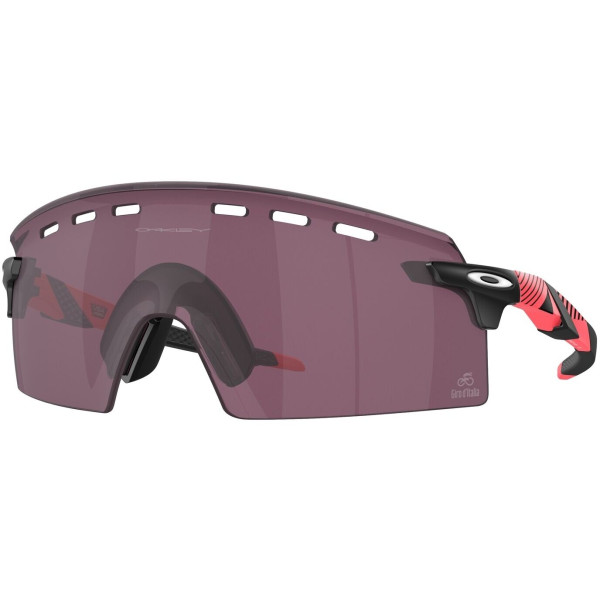 Oakley Encoder Strike Vented saulesbrilles | Giro d'Italia Collection | Giro Pink Stripes - Prizm Road Black