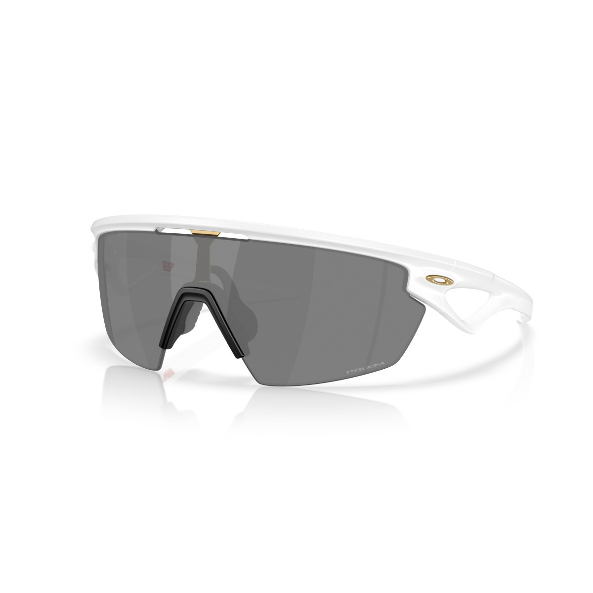 Oakley Sphaera™ saulesbrilles | Matte White - Prizm Black - Gold Logo