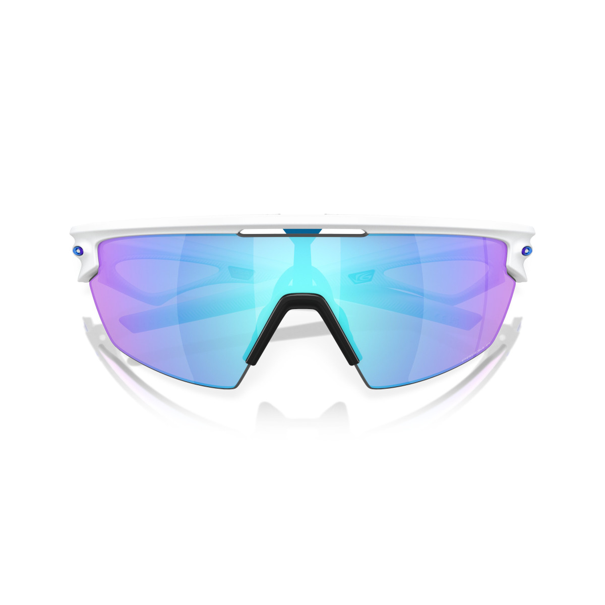 Oakley Sphaera™ saulesbrilles | Matte White - Prizm Sapphire Polarizēts