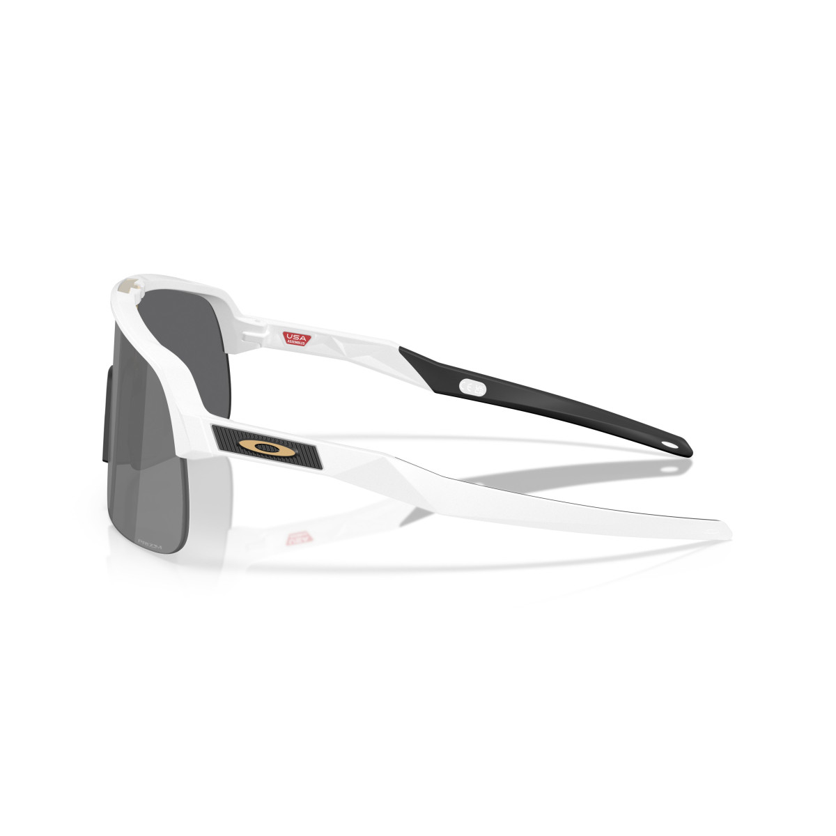 Oakley Sutro Lite S saulesbrilles | Matte White - Prizm Black - Gold Logo