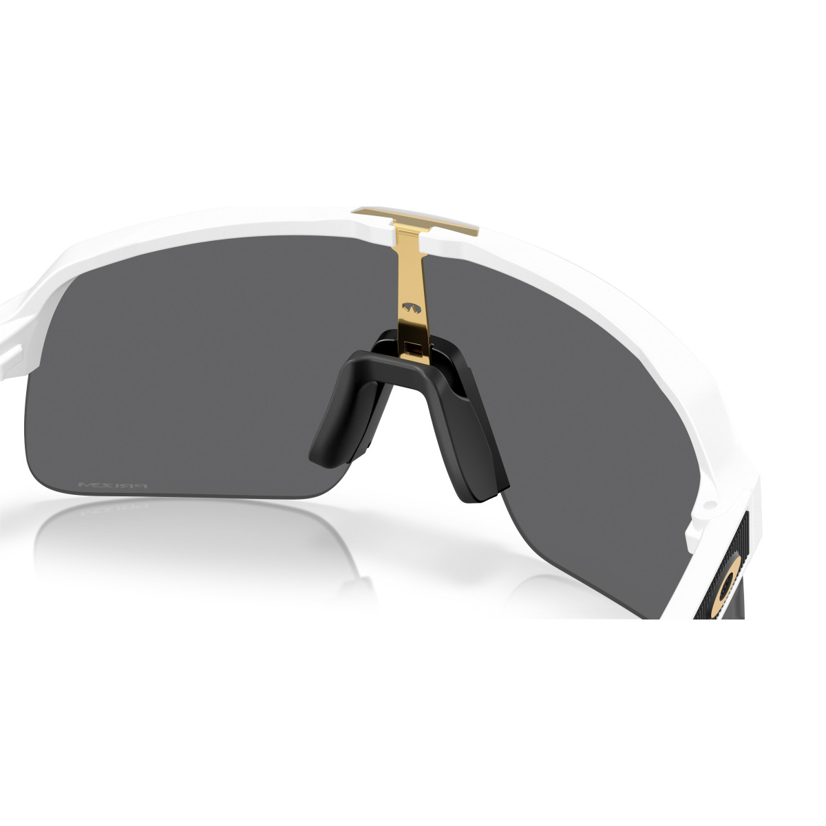 Oakley Sutro Lite S saulesbrilles | Matte White - Prizm Black - Gold Logo