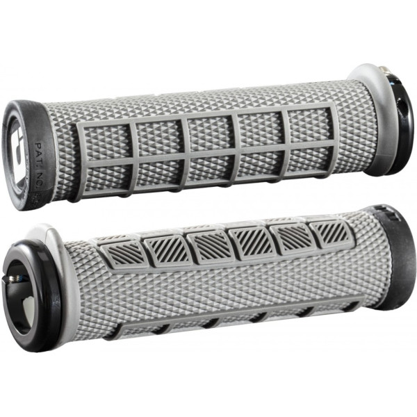 ODI Elite Pro V2.1 Lock-On stūres rokturi | Pelēks