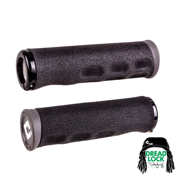 ODI F1 Series Dread Lock V2.1 Lock-On stūres rokturi | Melns